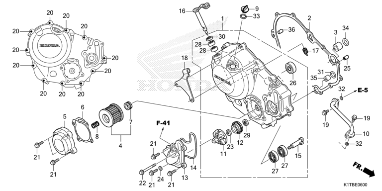 RIGHT CRANKCASE COVER