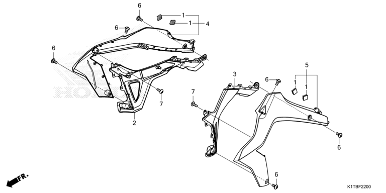 SHROUD (CRF250LA,CRF300L/LA)