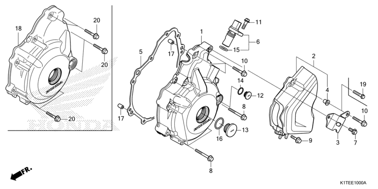 LEFT CRANKCASE COVER