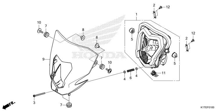 HEADLIGHT (CRF300L/LA)