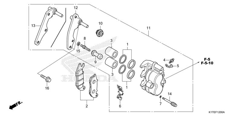 FRONT BRAKE CALIPER