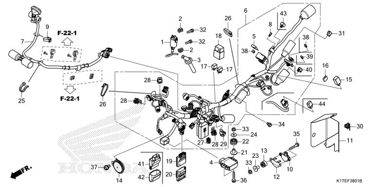 WIRE HARNESS (CRF300LR/LRA)