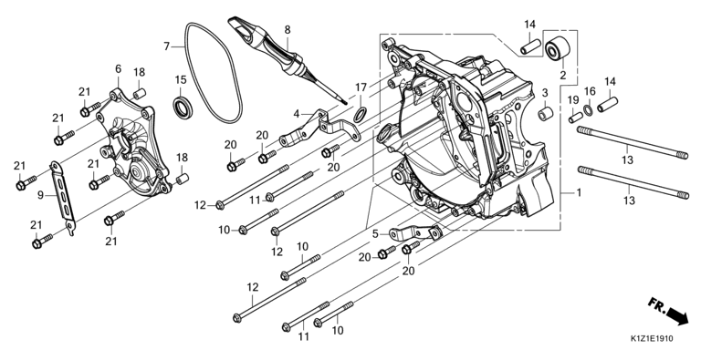RIGHT CRANKCASE