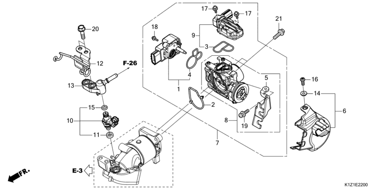 THROTTLE BODY/FUEL INJECTOR