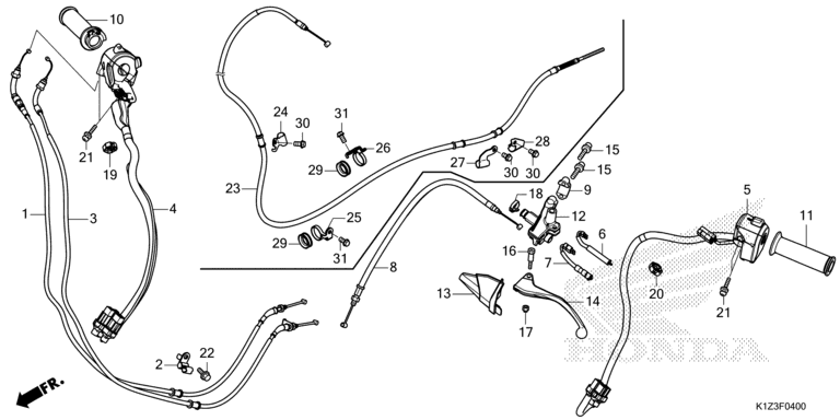 HANDLE LEVER/SWITCH/CABLE