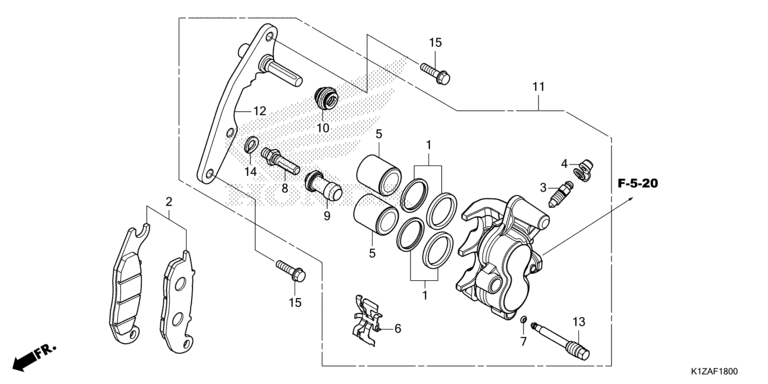 FRONT BRAKE CALIPER
