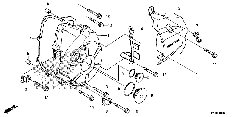 LEFT CRANKCASE COVER
