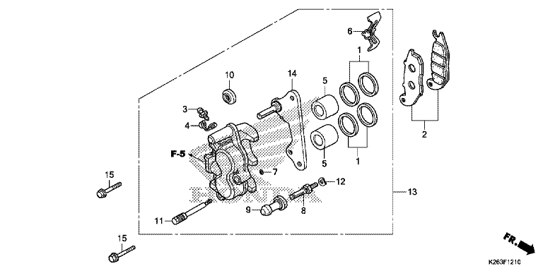 FRONT BRAKE CALIPER