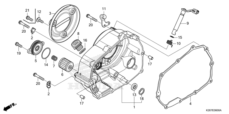 RIGHT CRANKCASE COVER