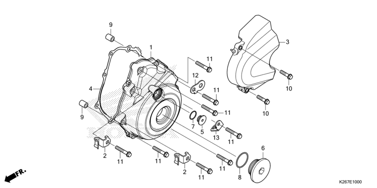 LEFT CRANKCASE COVER