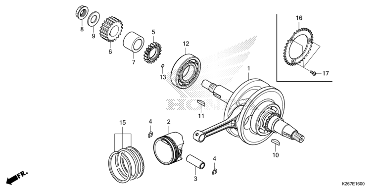 CRANKSHAFT/PISTON