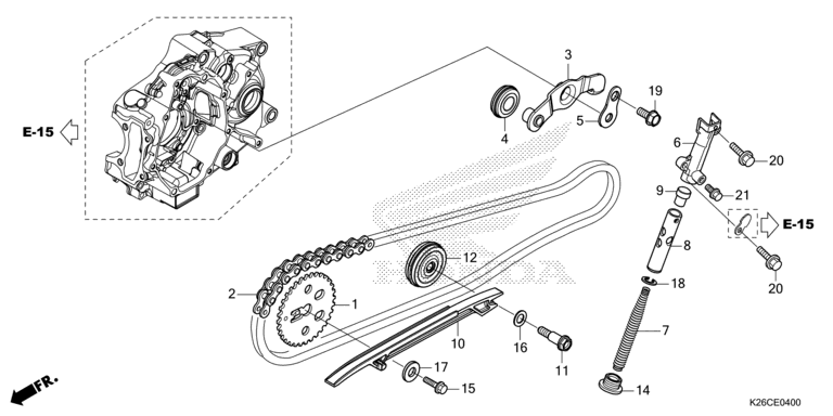CAM CHAIN/TENSIONER