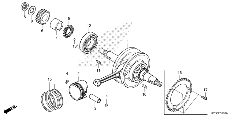 CRANKSHAFT/PISTON