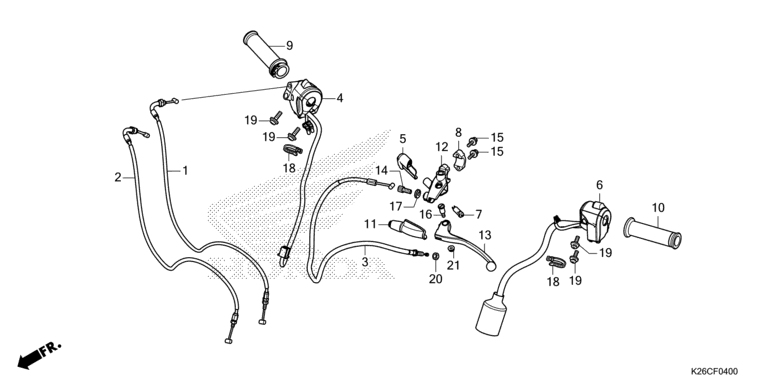 HANDLE LEVER/SWITCH/CABLE