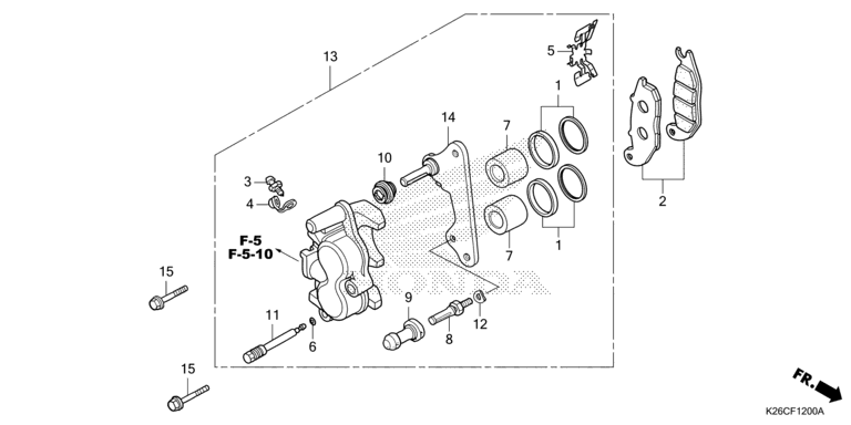 FRONT BRAKE CALIPER