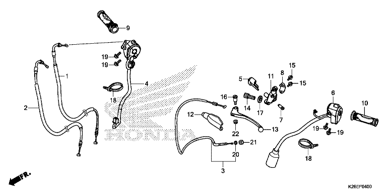 HANDLE LEVER/SWITCH/CABLE
