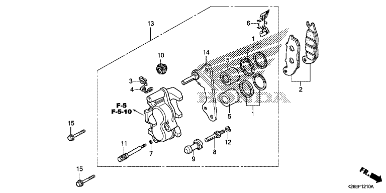 FRONT BRAKE CALIPER