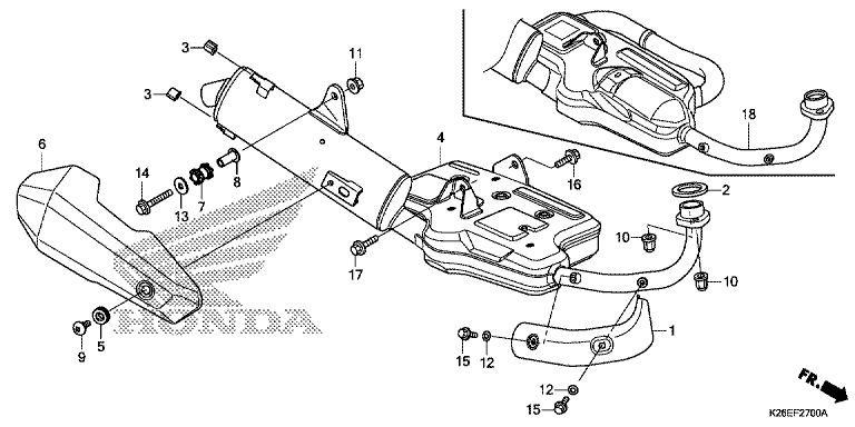 EXHAUST MUFFLER