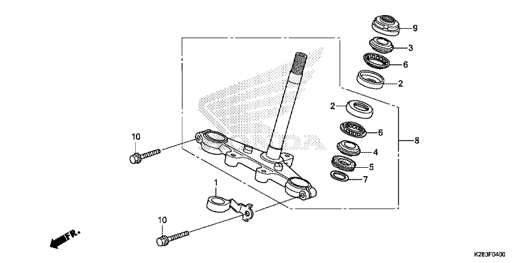 STEERING STEM (CRF125F/FB E/H/J)