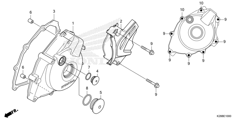 LEFT CRANKCASE COVER