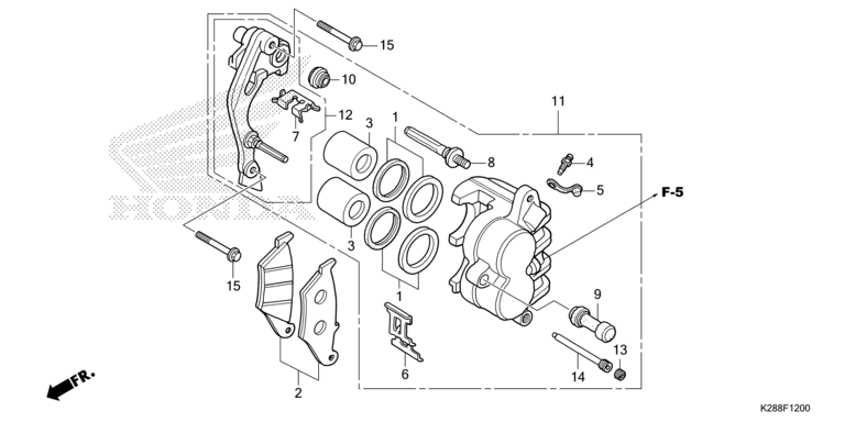 FRONT BRAKE CALIPER