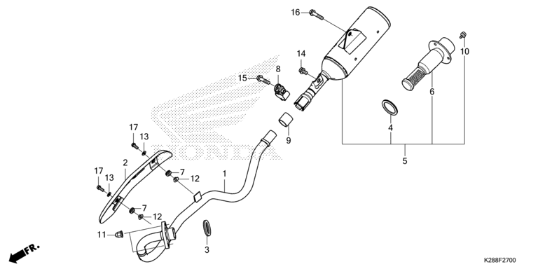 EXHAUST MUFFLER