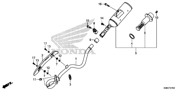 EXHAUST MUFFLER