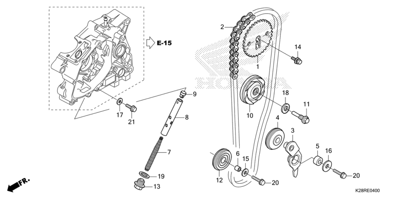 CAM CHAIN/TENSIONER