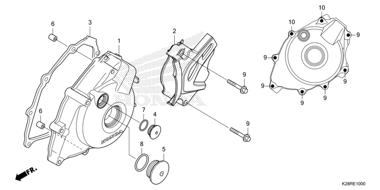 LEFT CRANKCASE COVER