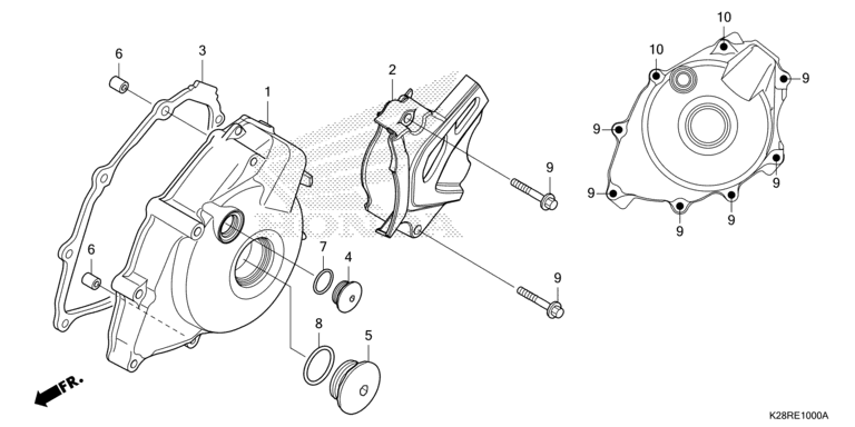 LEFT CRANKCASE COVER