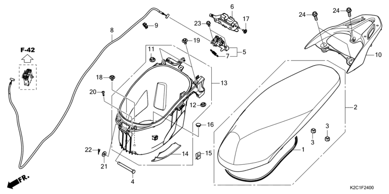 SEAT/LUGGAGE BOX