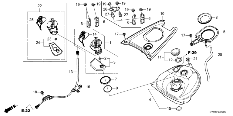 FUEL TANK/FUEL PUMP