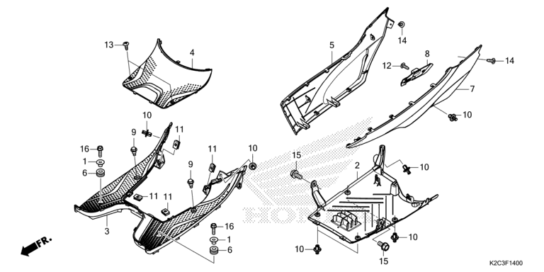 FLOOR FOOTPEG/FOOTREST