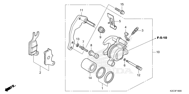 FRONT BRAKE CALIPER