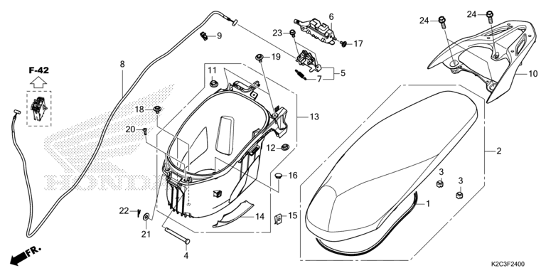 SEAT/LUGGAGE BOX