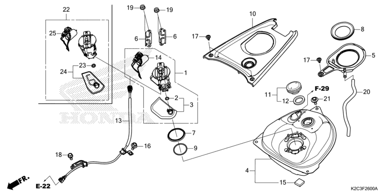 FUEL TANK/FUEL PUMP