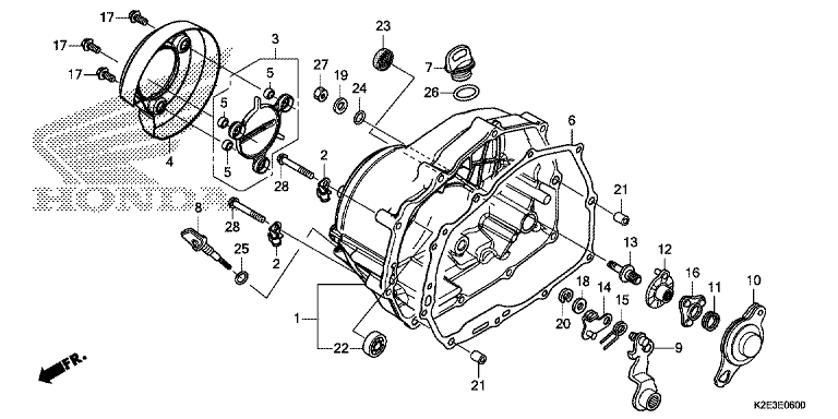RIGHT CRANKCASE COVER