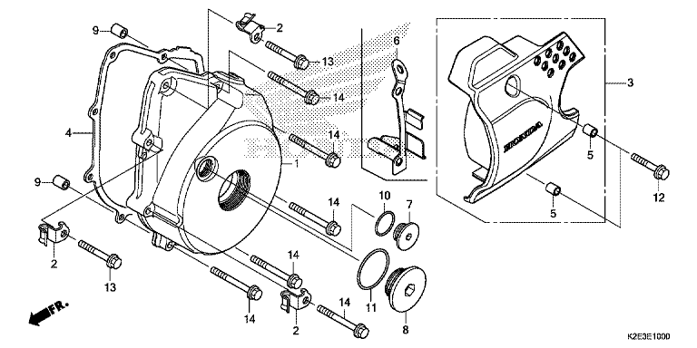 LEFT CRANKCASE COVER
