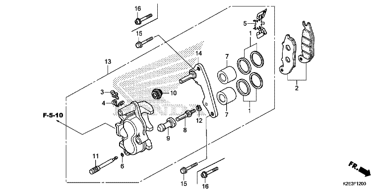FRONT BRAKE CALIPER