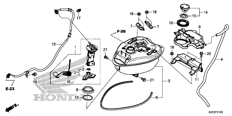 FUEL TANK/FUEL PUMP