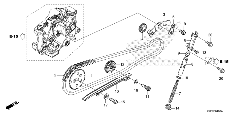 CAM CHAIN/TENSIONER