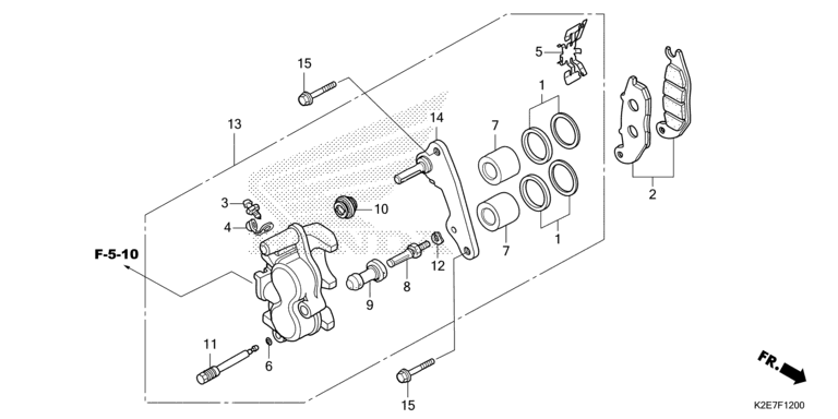 FRONT BRAKE CALIPER