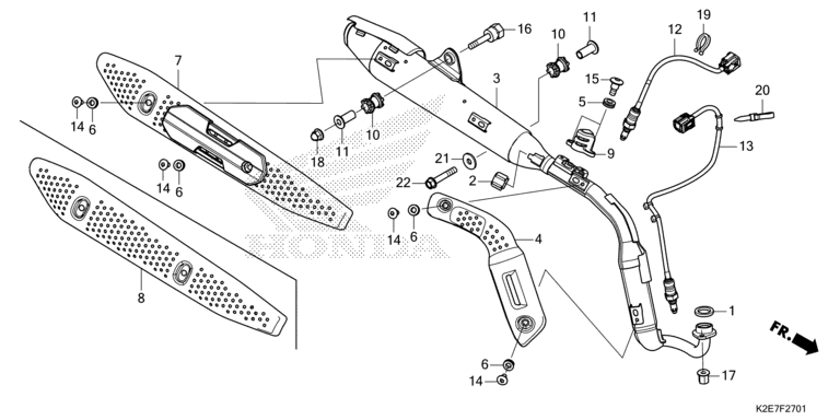 EXHAUST MUFFLER (CT125AS)