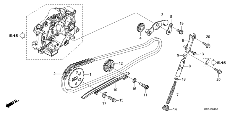 CAM CHAIN/TENSIONER