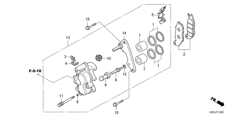 FRONT BRAKE CALIPER