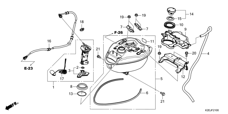 FUEL TANK/FUEL PUMP