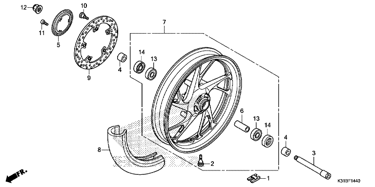 FRONT WHEEL