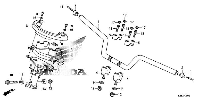 HANDLE BAR/HANDLE COVER