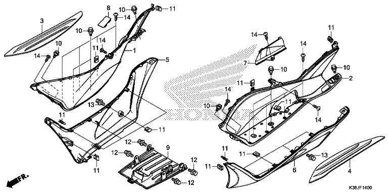 FLOOR FOOTPEG/FOOTREST