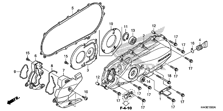 LEFT CRANKCASE COVER